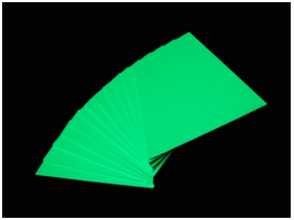 Chapas rígidas fotoluminicentes de PVC